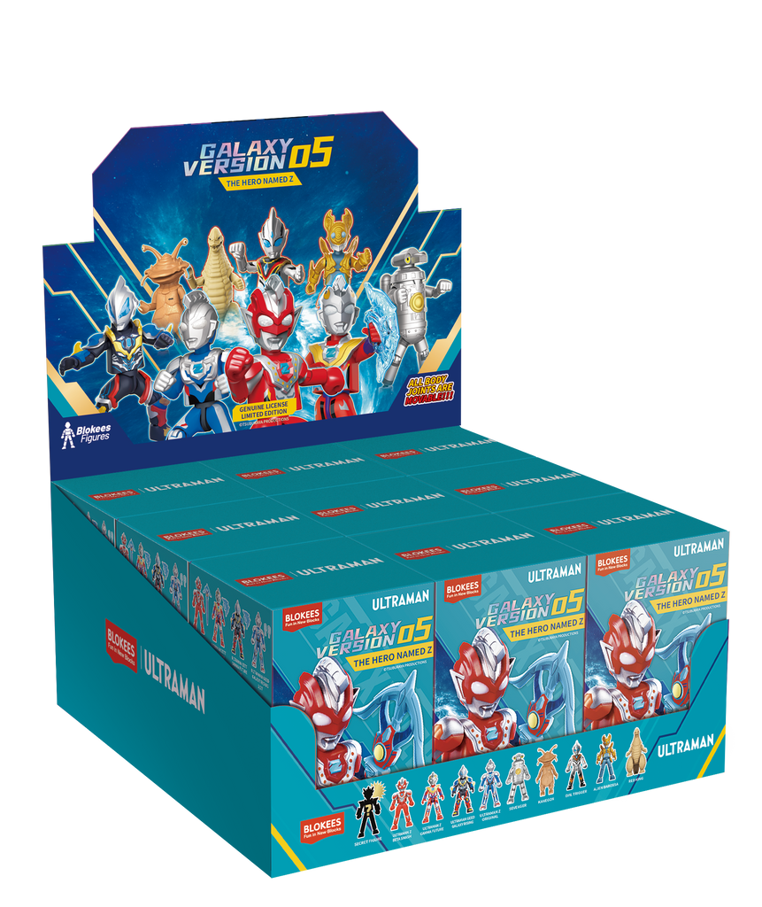 Blokees (Blind box) Figures PDQ (9 in 1) - Ultraman Galaxy Version 05 - The hero named Z