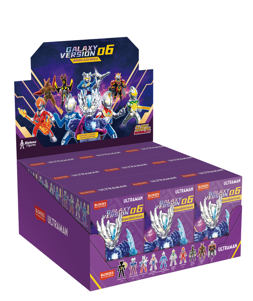 BLOKEES (Blind box) Figures PDQ (9 in 1) - Ultraman Galaxy Version 06 - Unparalleled miracle