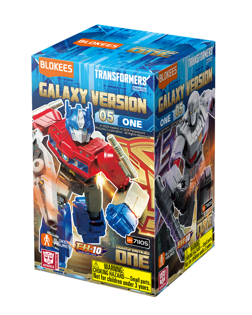 Blokees (Blind box) Superhero Toys, Building Model Kit for Children and Adults Figures PDQ (9 in 1)- Transformers Galaxy Version 05 - ONE