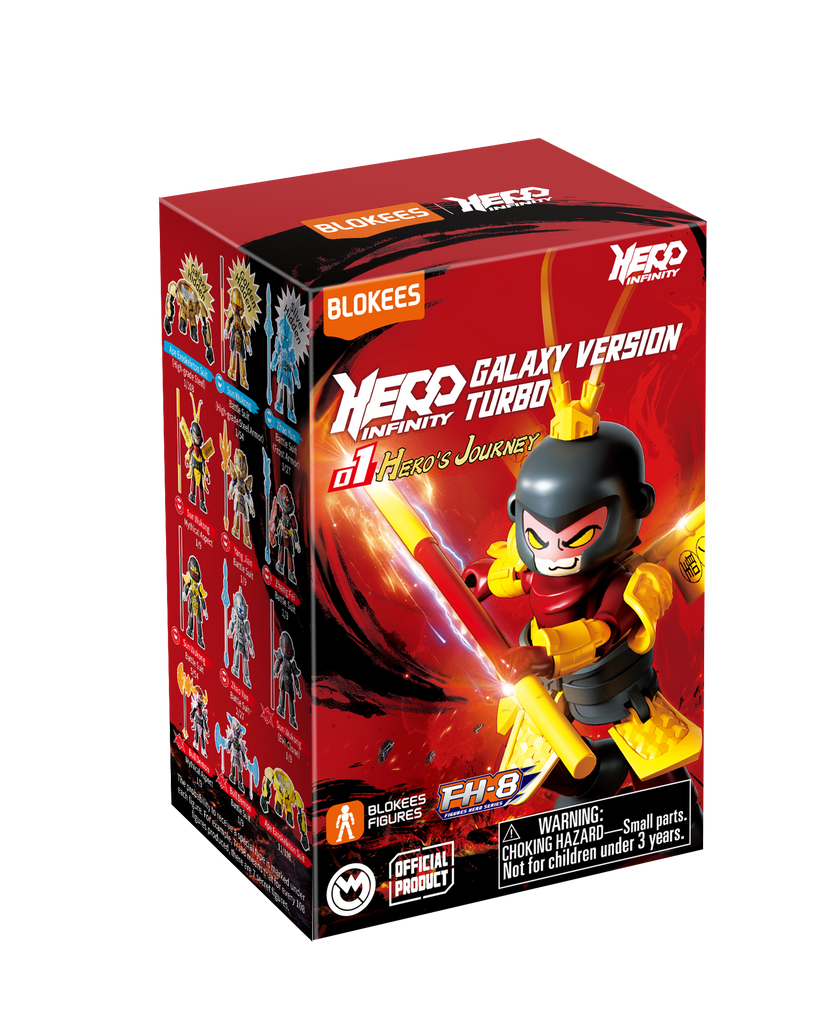 Blokees (Blind box) Figures PDQ (9 in 1) - Herospire Galaxy Version Tubro 01 - Hero‘s Journey