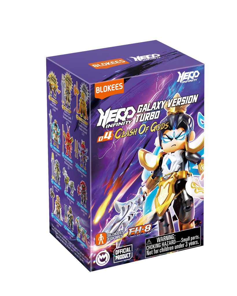 Blokees (Blind box) Figures PDQ (9 in 1) - Herospire Galaxy Version Tubro 04 - Clash of Gods