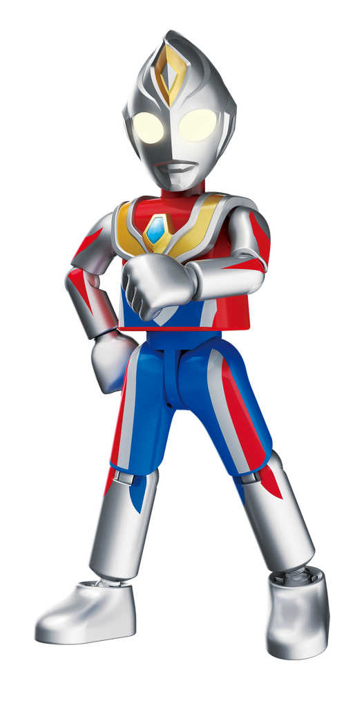 Blokees (Blind box) Figures PDQ (6 in 1) - Ultraman Shining Version 06 - Warrior's Peak