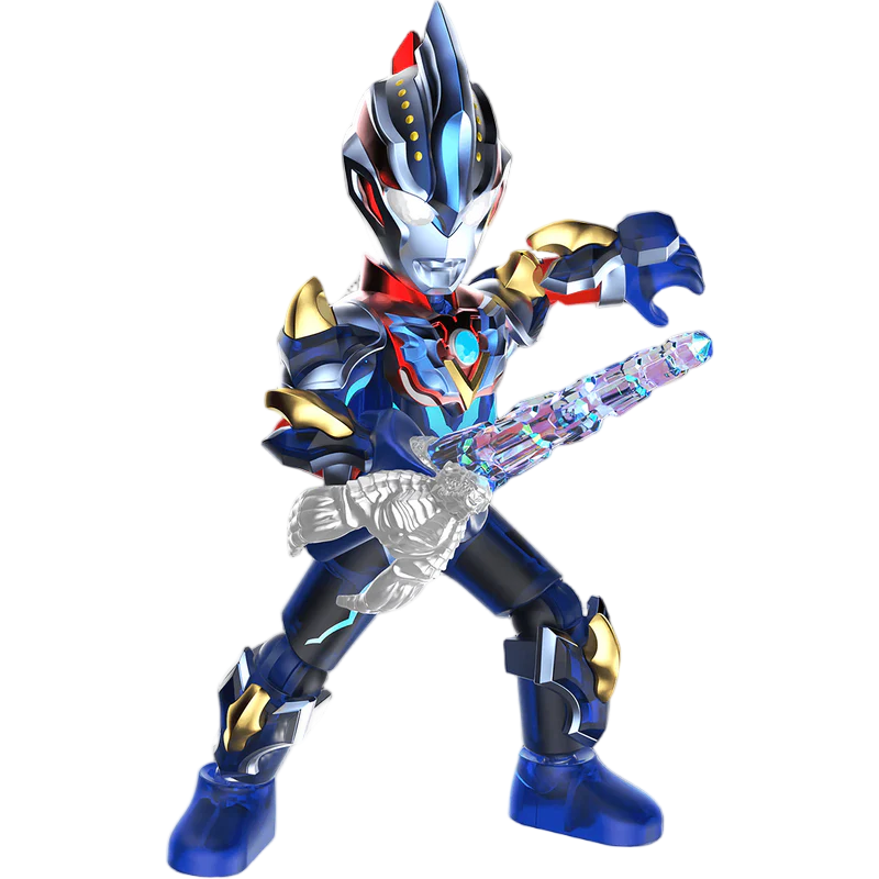 Blokees (Blind box) Figures PDQ (9 in 1) - Ultraman Galaxy Version 09 - Glitter Ginga