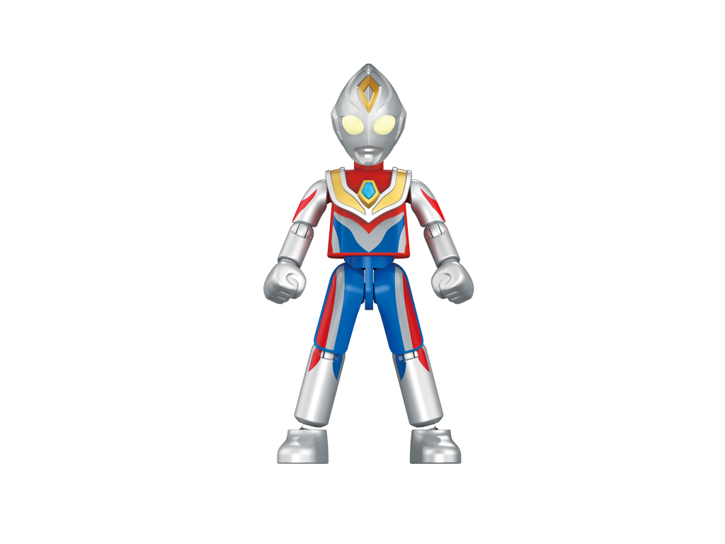Blokees (Blind box) Figures PDQ (6 in 1) - Ultraman Shining Version 06 - Warrior's Peak