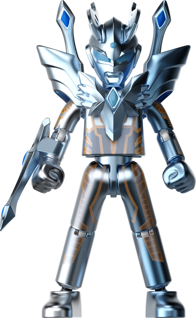 Blokees (Blind box) Figures PDQ (9 in 1) - Ultraman Galaxy Version 08 - Ultimate shining