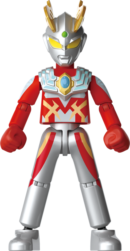 Blokees (Blind box) Figures PDQ (9 in 1) - Ultraman Galaxy Version 08 - Ultimate shining