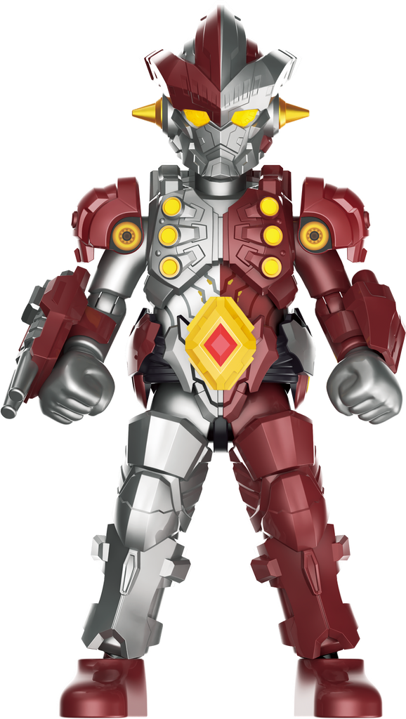 Blokees (Blind box) Figures PDQ (9 in 1) - Ultraman Galaxy Version 09 - Glitter Ginga