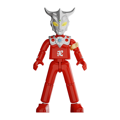 Blokees (Blind box) Figures PDQ (6 in 1) - Ultraman Shining Version 08 - Phoenix Brave