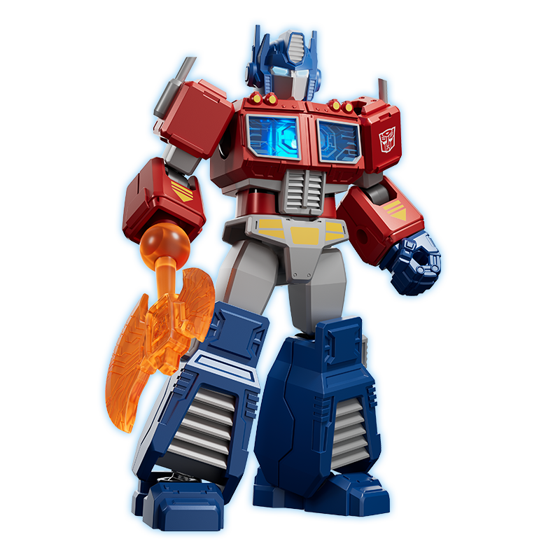 Blokees (Blind box) Superhero Toys, Building Model Kit for Children and Adults Figures PDQ (6 in 1) - Transformers Shining Version 01 - Shining Roll Out