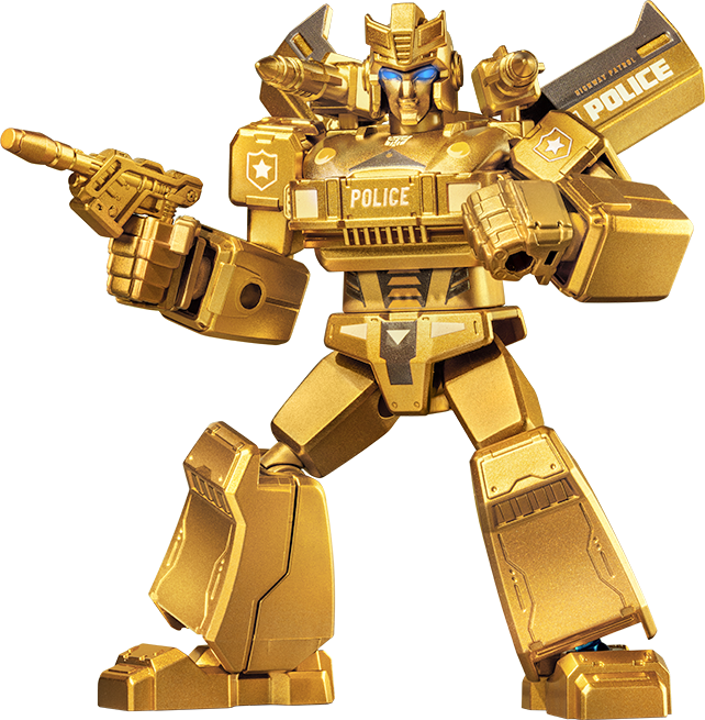 Blokees Figures - Transformers Superhero Toys, Building Model Kit for Children and Adults (Limited Model Kit) - The Golden Lagoon 01