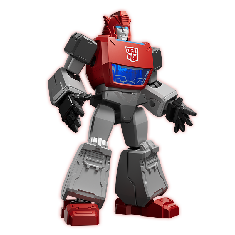 Blokees (Blind box) Superhero Toys, Building Model Kit for Children and Adults Figures PDQ (6 in 1) - Transformers Shining Version 01 - Shining Roll Out