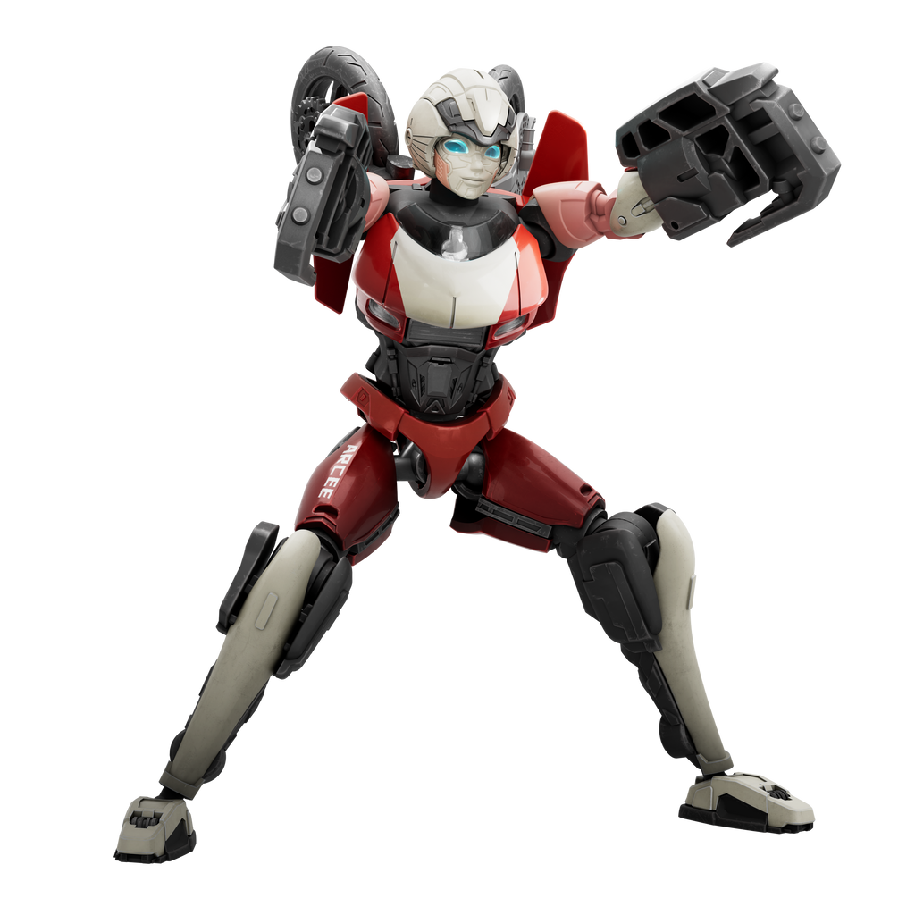 Blokees Figures Superhero Toys, Building Model Kit for Children and Adults - Transformers (Model Kit) Classic Class 07 - Arcee(10cm)