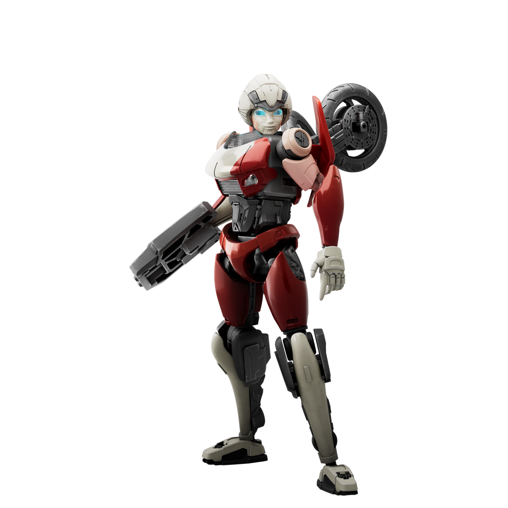 Blokees Figures Superhero Toys, Building Model Kit for Children and Adults - Transformers (Model Kit) Classic Class 07 - Arcee(10cm)