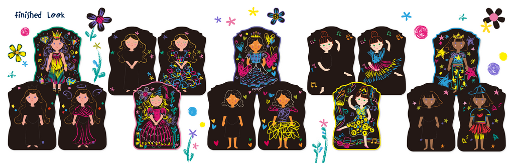 Haku Yoka Art To Go Chalk Art Dress up the Princess