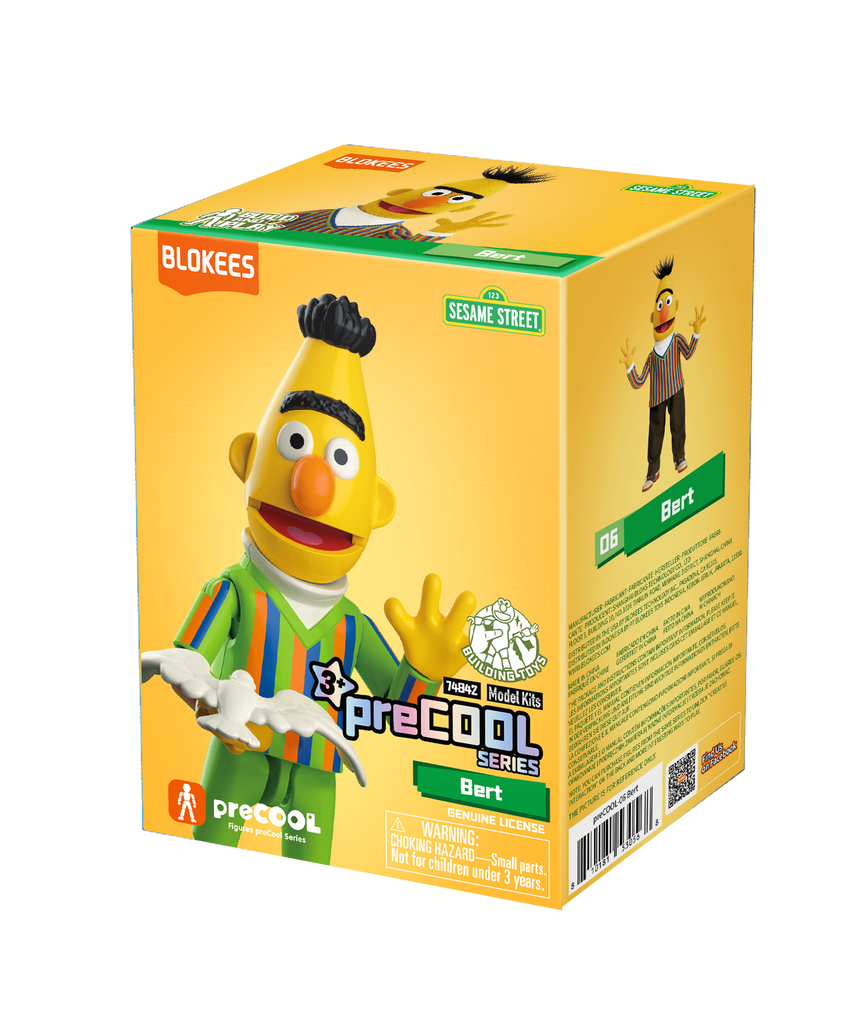 Blokees Figures - Sesame Street AL02 -Bert Officially Licensed Children's Toy from 2 Years, Gifts