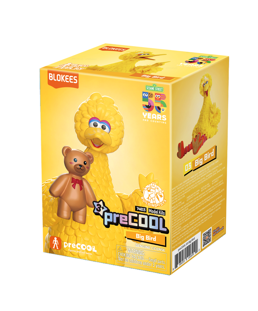 Blokees Figures - Sesame Street AL01 -Big Bird Officially Licensed Children's Toy from 2 Years, Gifts