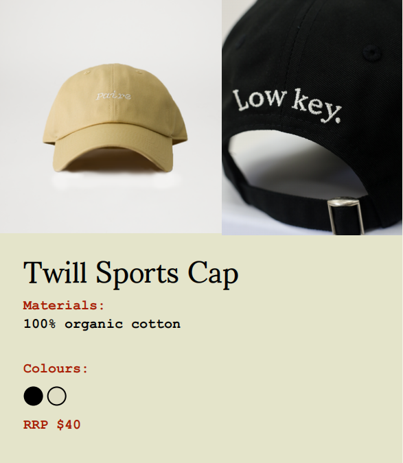 Paire Twill Sports Cap