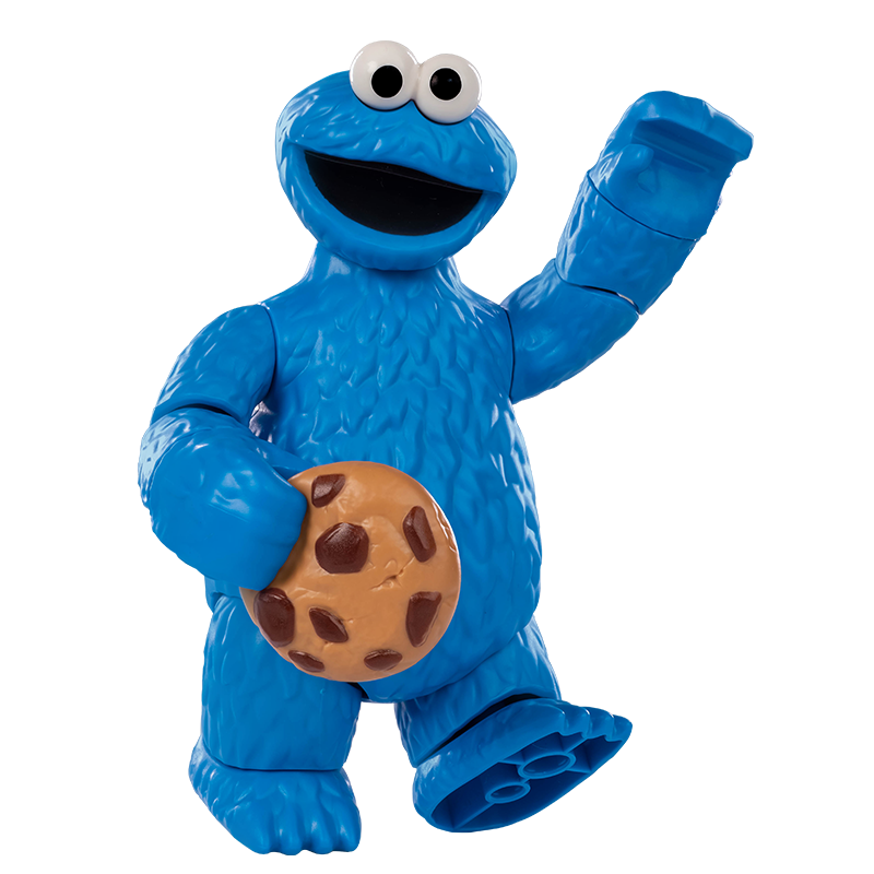 Blokees Figures - Sesame Street AL01 -Cookie Monster Officially Licensed Children's Toy from 2 Years, Gifts