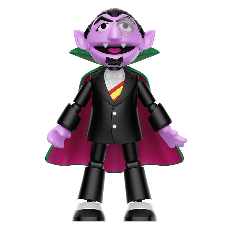 Blokees Figures - Sesame Street AL02 -Count Von Count Officially Licensed Children's Toy from 2 Years, Gifts