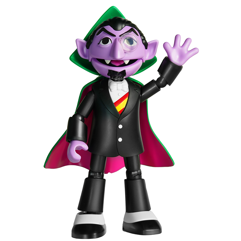 Blokees Figures - Sesame Street AL02 -Count Von Count Officially Licensed Children's Toy from 2 Years, Gifts