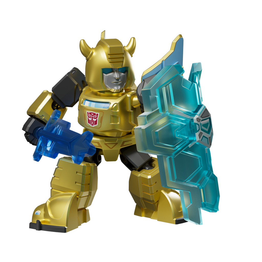 Blokees (Blind box) Superhero Toys, Building Model Kit for Children and Adults Figures PDQ (12 in 1) - Transformers Galaxy Version Defender 02 - The Overthrow
