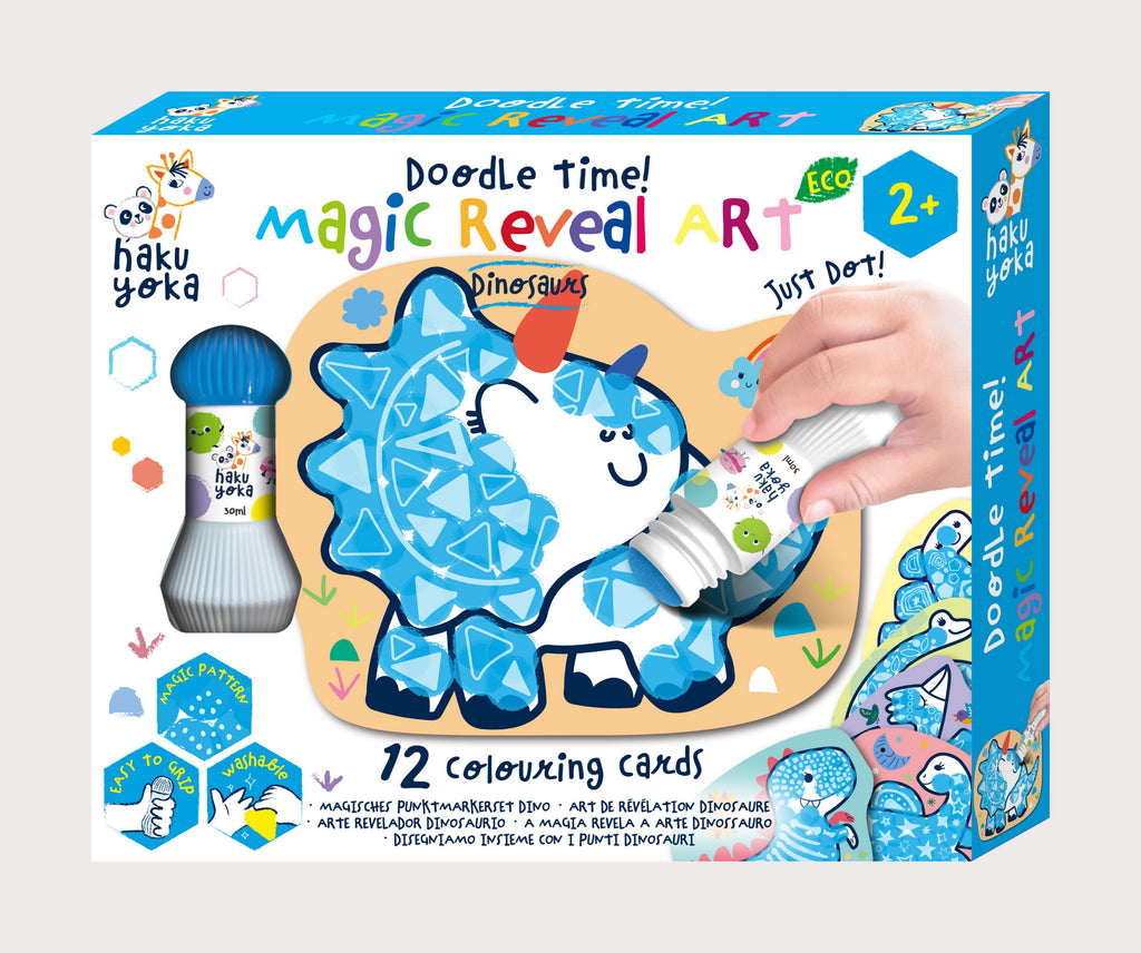 Haku Yoka Magic Dot Art -Dinosaur