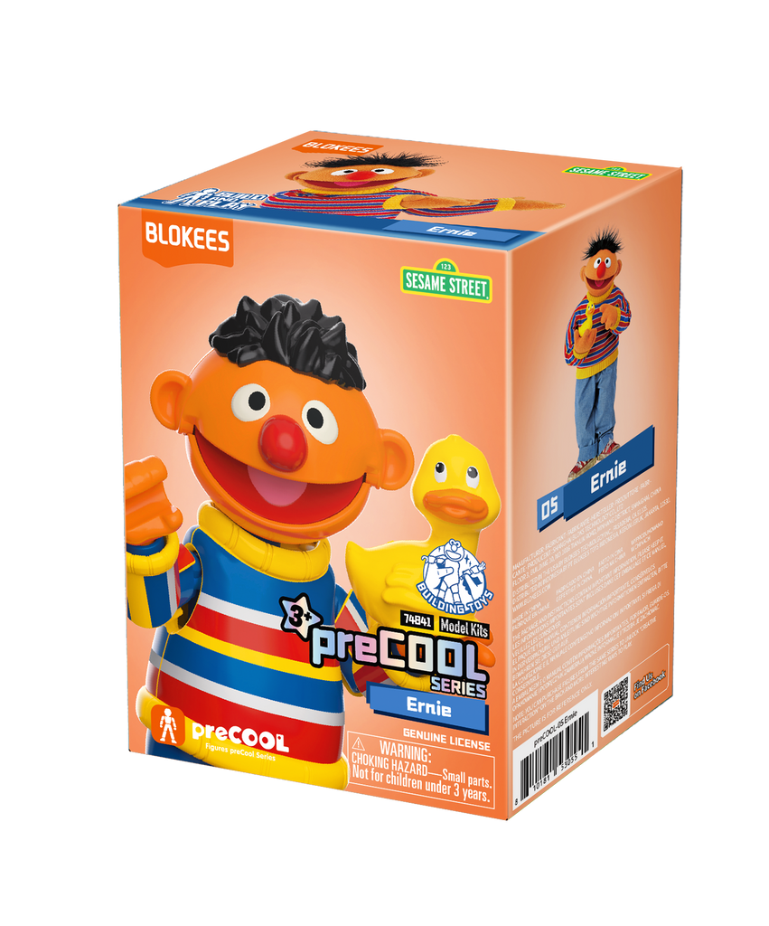 Blokees Figures - Sesame Street AL02 -Ernie Officially Licensed Children's Toy from 2 Years, Gifts