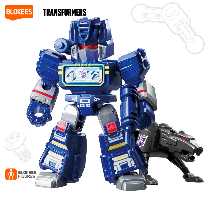 Blokees (Blind box) Superhero Toys, Building Model Kit for Children and Adults Figures PDQ (12 in 1) - Transformers Galaxy Version Defender 03 - Heavy Metal War