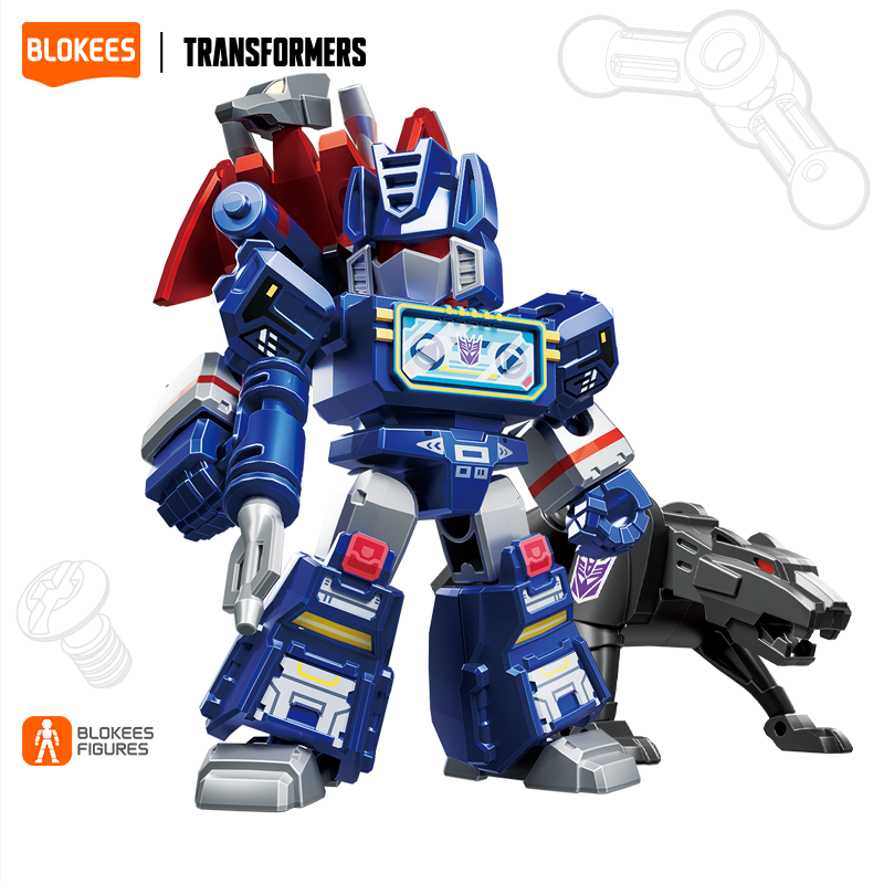 Blokees (Blind box) Superhero Toys, Building Model Kit for Children and Adults Figures PDQ (12 in 1) - Transformers Galaxy Version Defender 03 - Heavy Metal War