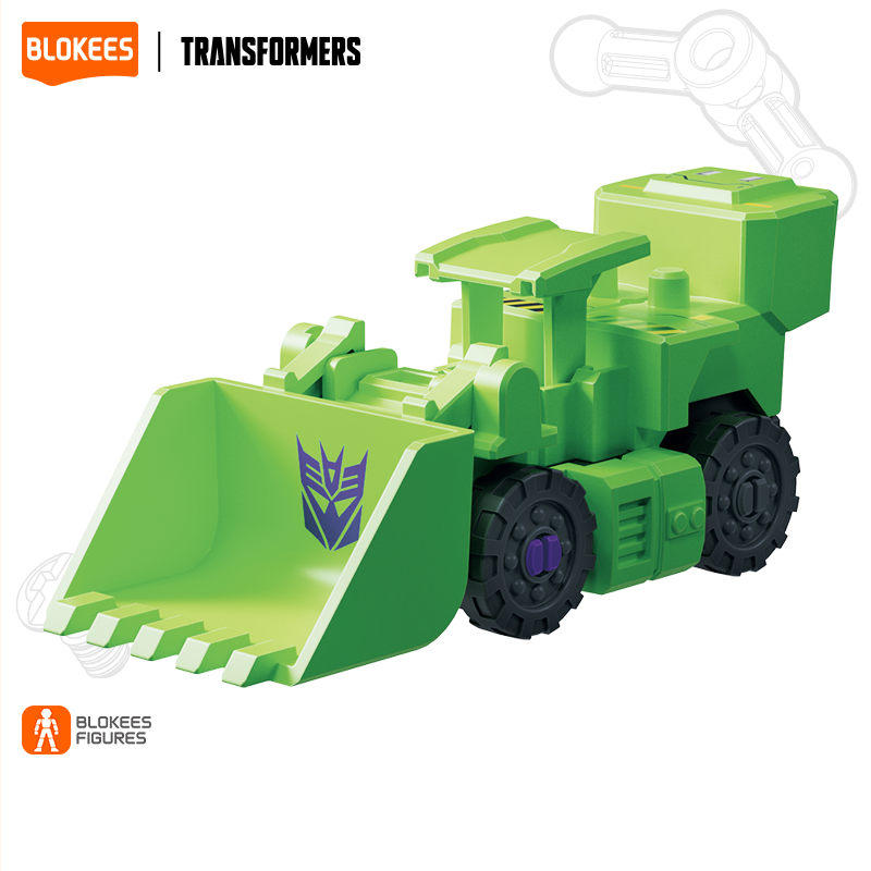 Blokees (Blind box) Superhero Toys, Building Model Kit for Children and Adults Figures PDQ (12 in 1) - Transformers Galaxy Version Defender 03 - Heavy Metal War