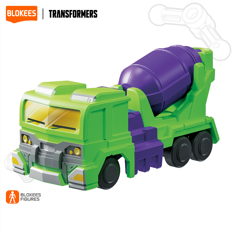 Blokees (Blind box) Superhero Toys, Building Model Kit for Children and Adults Figures PDQ (12 in 1) - Transformers Galaxy Version Defender 03 - Heavy Metal War