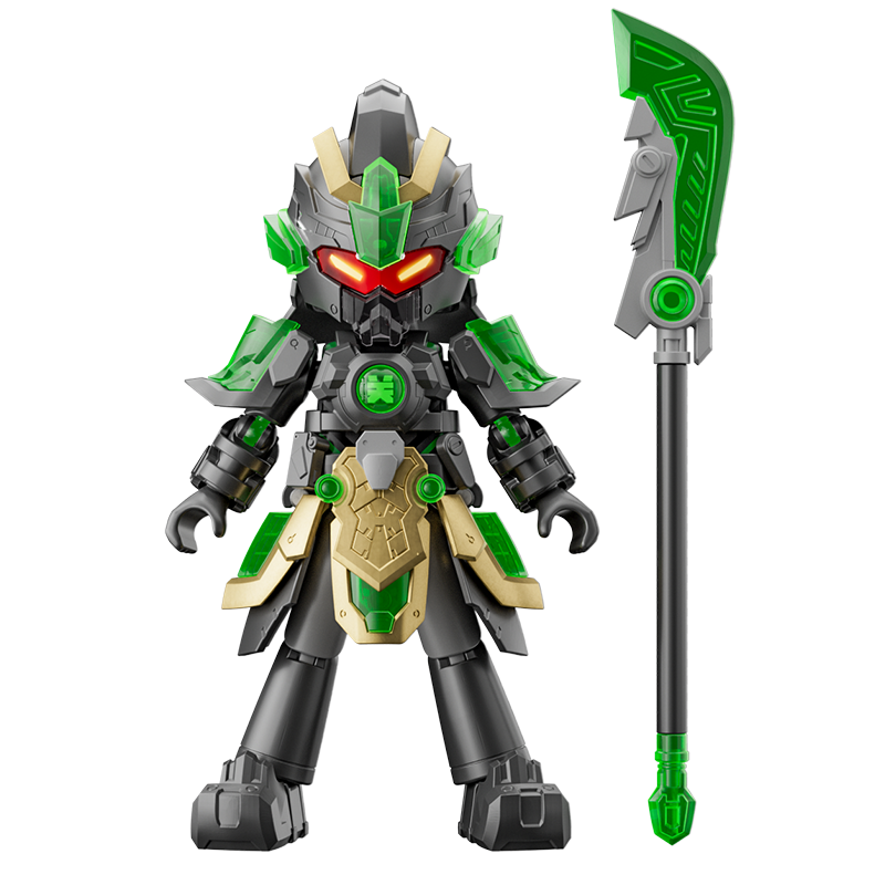 Blokees Figures - Hero Infinity (Model Kit) Armor Version11 -Guan Yu(Battle Suit)