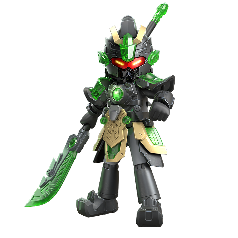 Blokees Figures - Hero Infinity (Model Kit) Armor Version11 -Guan Yu(Battle Suit)