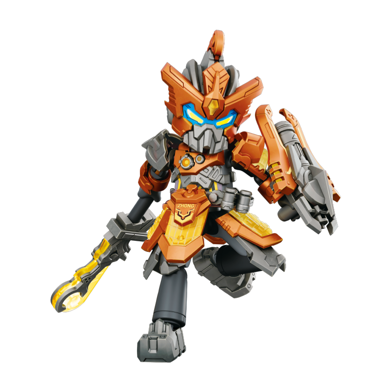 Blokees Figures - Hero Infinity (Model Kit) Armor Version 19 -Huang Zhong (Battle Suit)