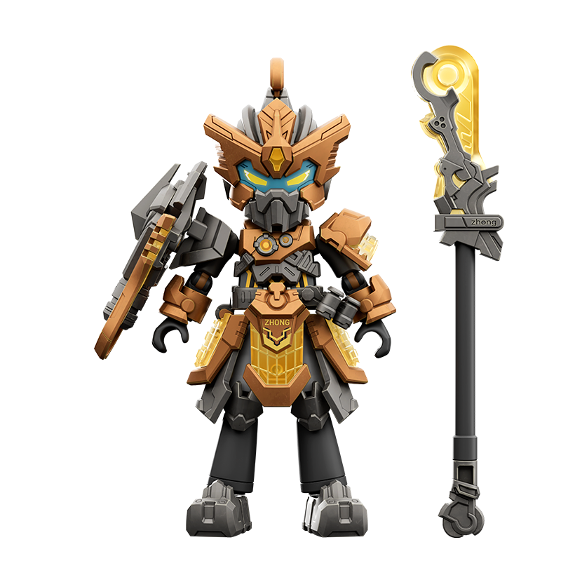 Blokees Figures - Hero Infinity (Model Kit) Armor Version 19 -Huang Zhong (Battle Suit)