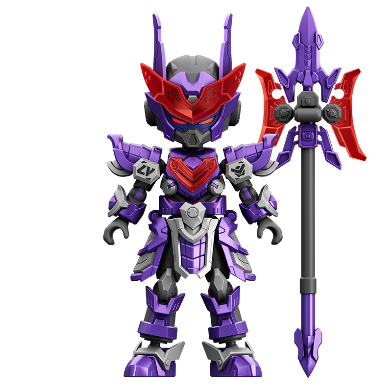Blokees Figures - Hero Infinity (Model Kit) Armor Version 17 -Lv Bu (Battle Suit)