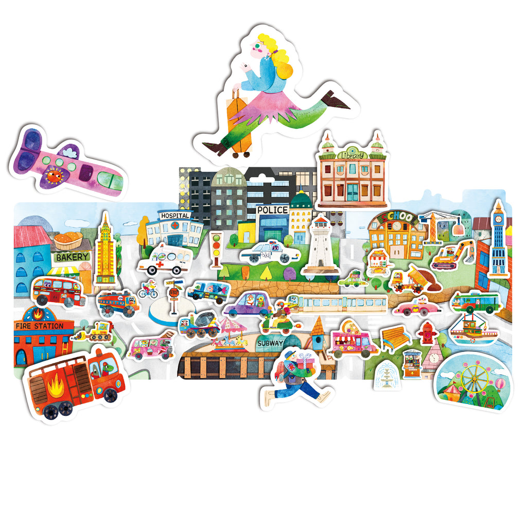 MierEdu Jelly Stickers - Busy City