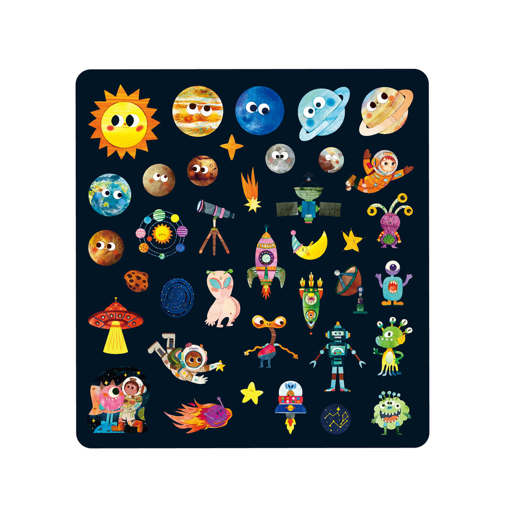 MierEdu Jelly Stickers - Space Explorer