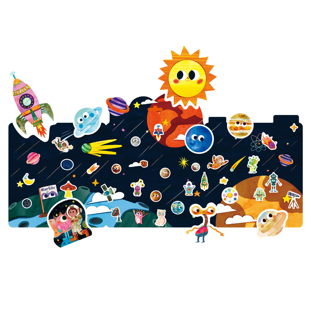 MierEdu Jelly Stickers - Space Explorer