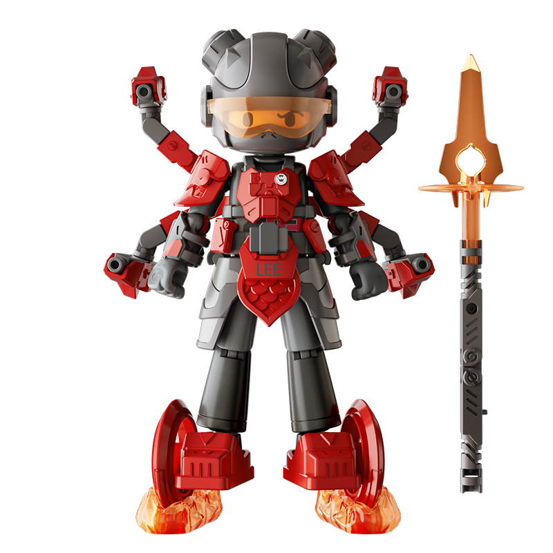 Blokees Figures - Hero Infinity (Model Kit) Armor Version 03 -Nezha (Battle Suit)