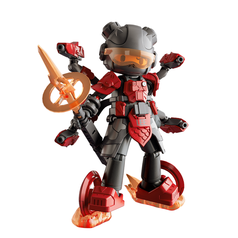 Blokees Figures - Hero Infinity (Model Kit) Armor Version 03 -Nezha (Battle Suit)