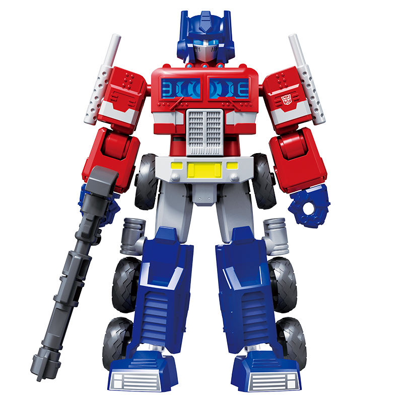 Blokees (Blind box) Superhero Toys, Building Model Kit for Children and Adults Figures PDQ (6 in 1) - Transformers Shining Version 02 - Shining 1985