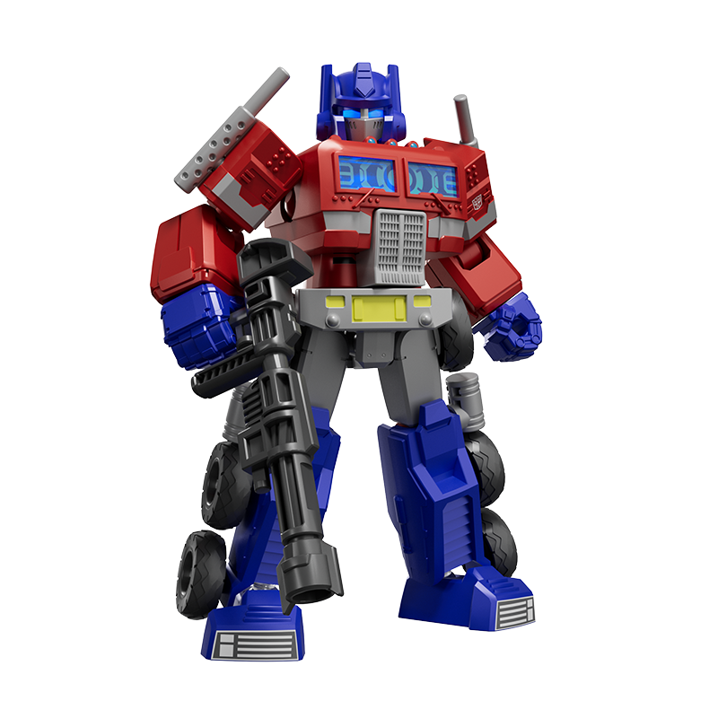 Blokees (Blind box) Superhero Toys, Building Model Kit for Children and Adults Figures PDQ (6 in 1) - Transformers Shining Version 02 - Shining 1985