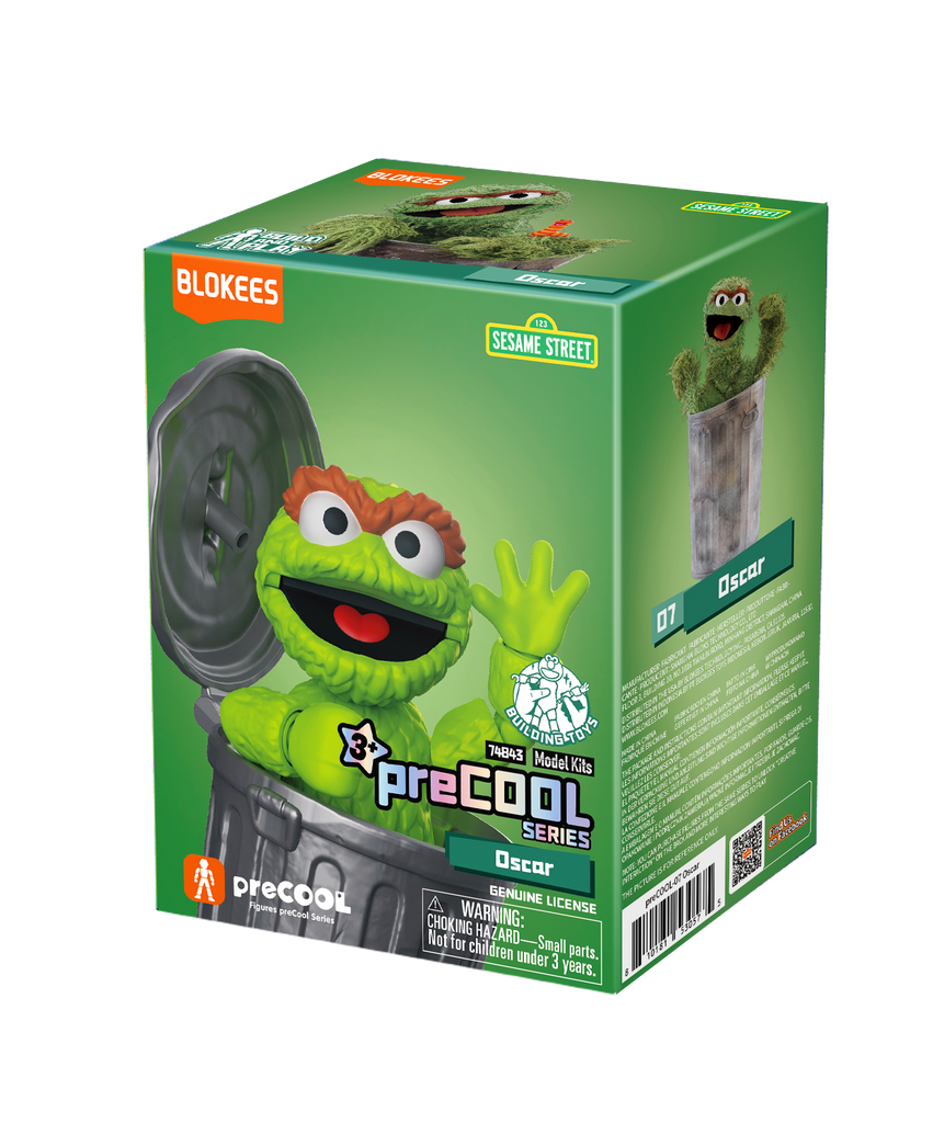 Blokees Figures - Sesame Street AL02 -Oscar Officially Licensed Children's Toy from 2 Years, Gifts