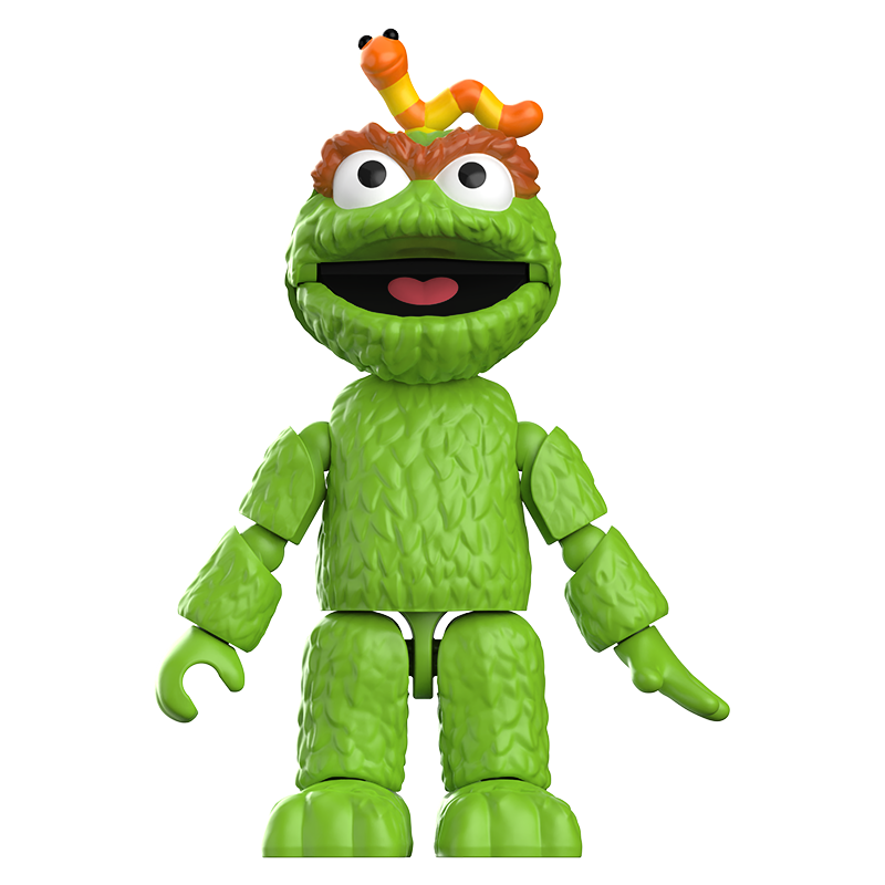 Blokees Figures - Sesame Street AL02 -Oscar Officially Licensed Children's Toy from 2 Years, Gifts