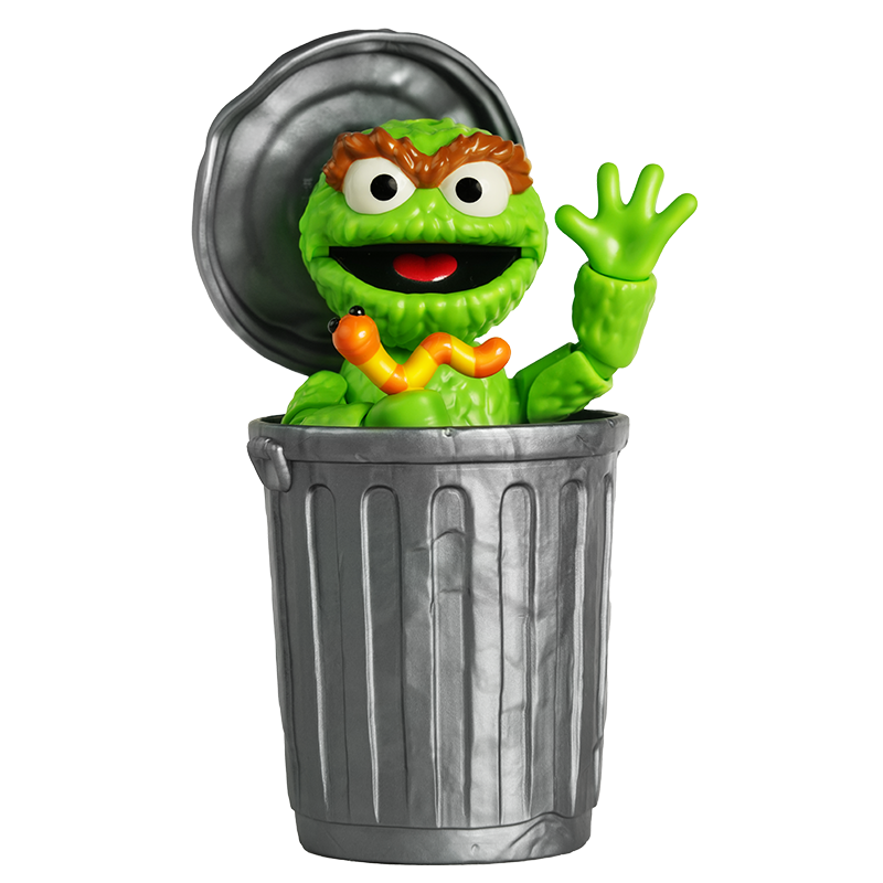 Blokees Figures - Sesame Street AL02 -Oscar Officially Licensed Children's Toy from 2 Years, Gifts