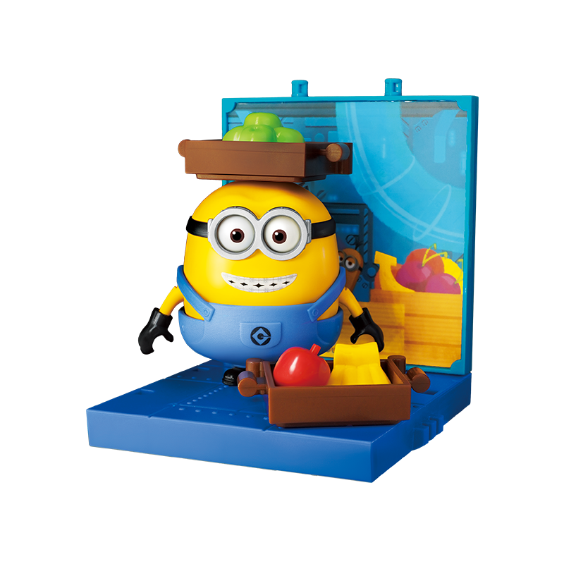 Blokees Officially Licensed Playful Learning Action Figures - preCOOL Minions -Otto (The Fruit Handler)