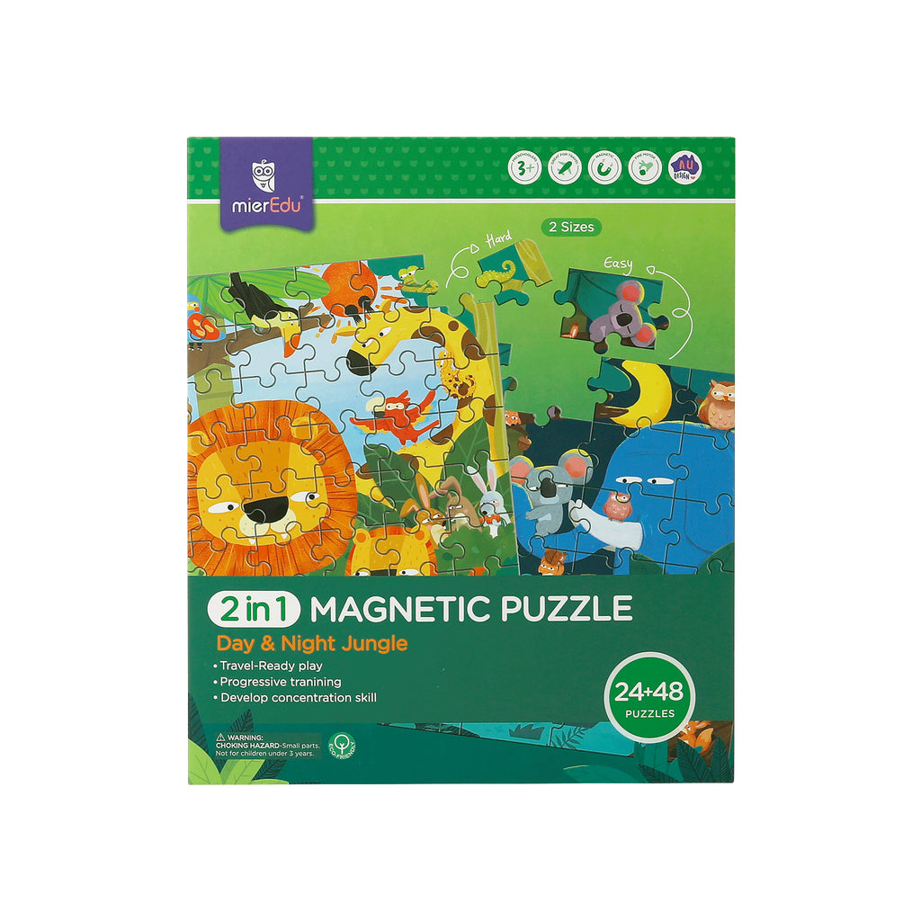 mierEdu 2 in 1 Magnetic Puzzles