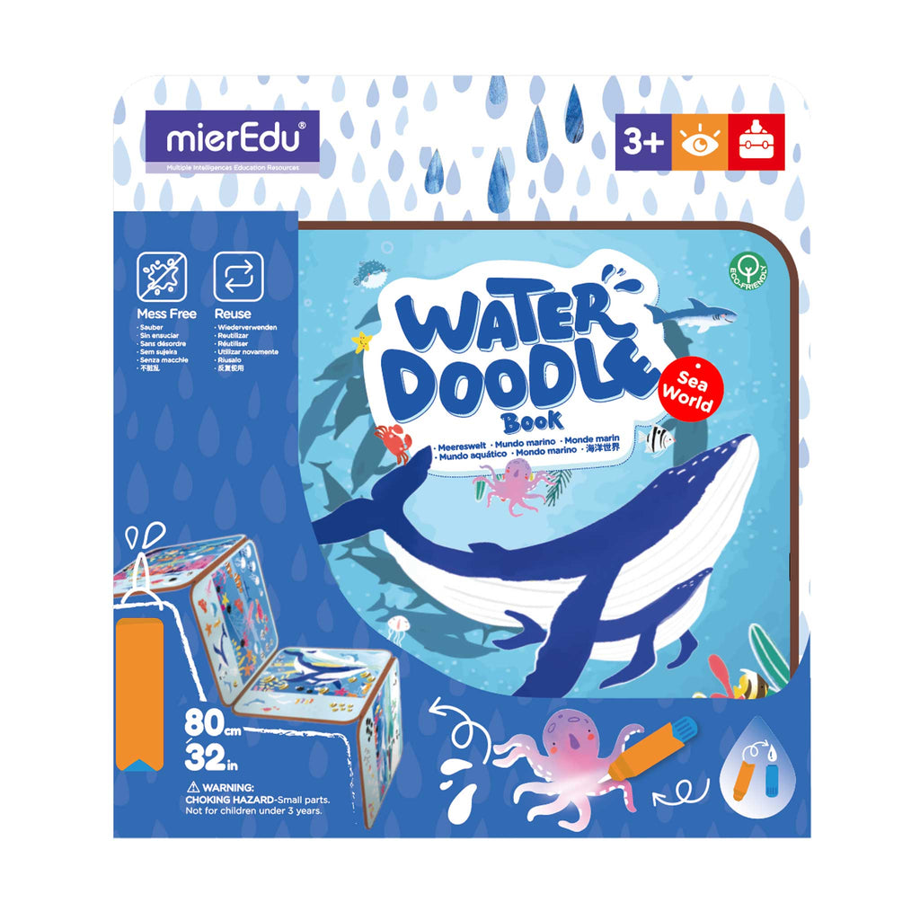 mierEdu Magic Water Doodle Book Hangtag