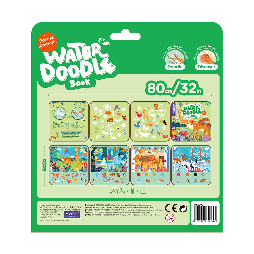 mierEdu Magic Water Doodle Book Hangtag